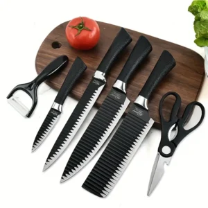 Coated Kitchen Knife Set