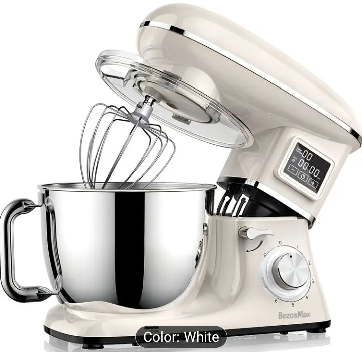 Electric Dough Maker & Food Processor with Touchscreen Display