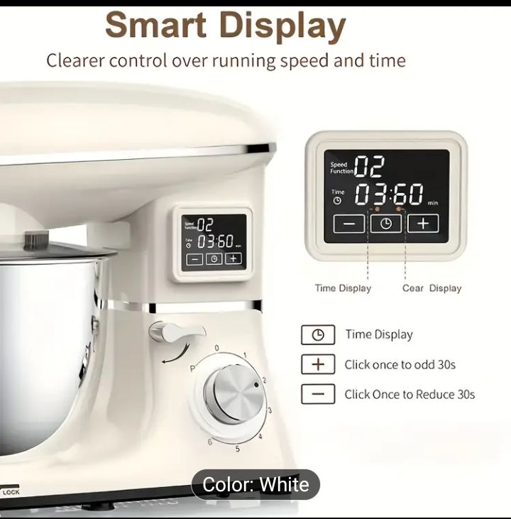 Electric Dough Maker & Food Processor with Touchscreen Display - Image 6