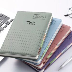 2026 Planner & Organizer – Personalized Bound Diary